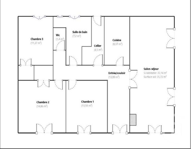 maison à vendre - 4 pièces - 110.0 m2 - VILLATE - 31 - MIDI-PYRENEES - Century 21 Lacroix Immobilier
